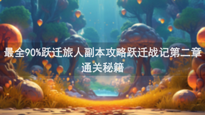 最全90%跃迁旅人副本攻略跃迁战记第二章通关秘籍