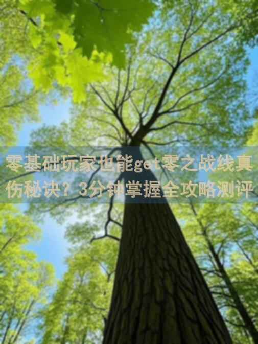 零基础玩家也能get零之战线真伤秘诀？3分钟掌握全攻略测评！